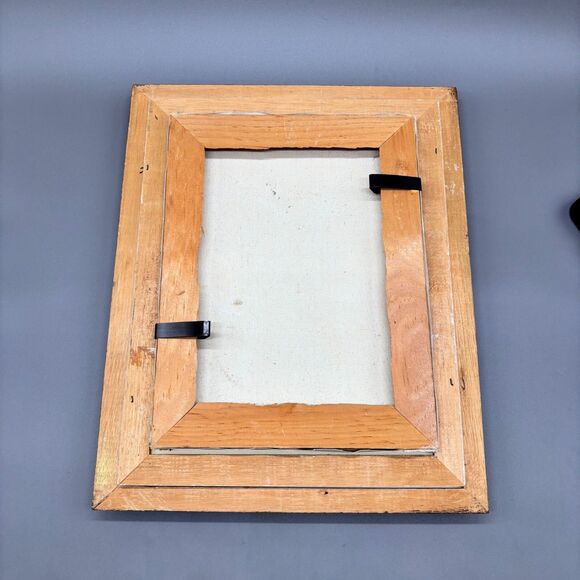 Vintage Floral Oil Painting Chrysanthemums Still Life Framed Canvas 9x12 Signed - Picture 3 of 10